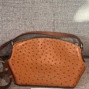 DOONEY and Bourke Ostrich Penny Crossbody